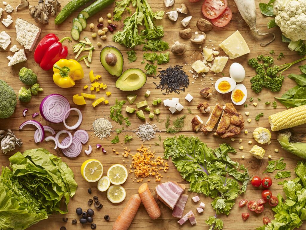 elements of nutrition water, fats, protein